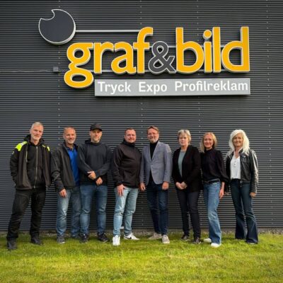 LED-belyst fasadskylt