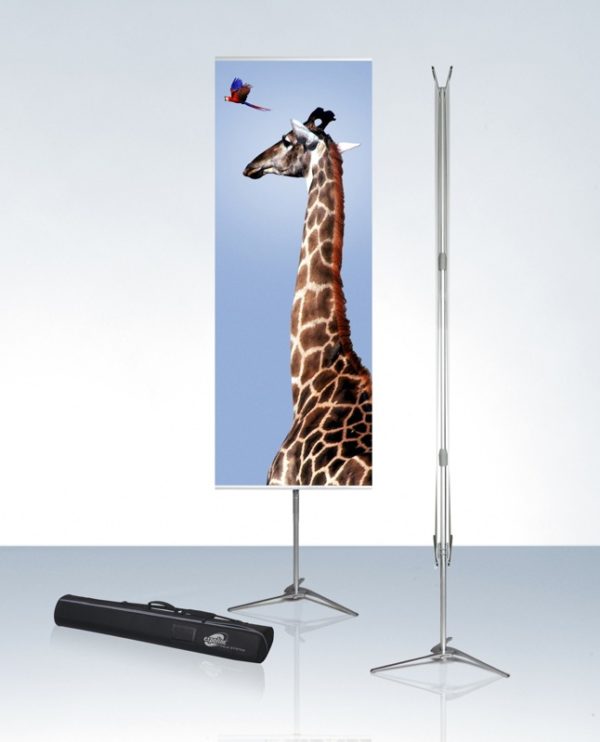 Bannerstand Pole system sidovy