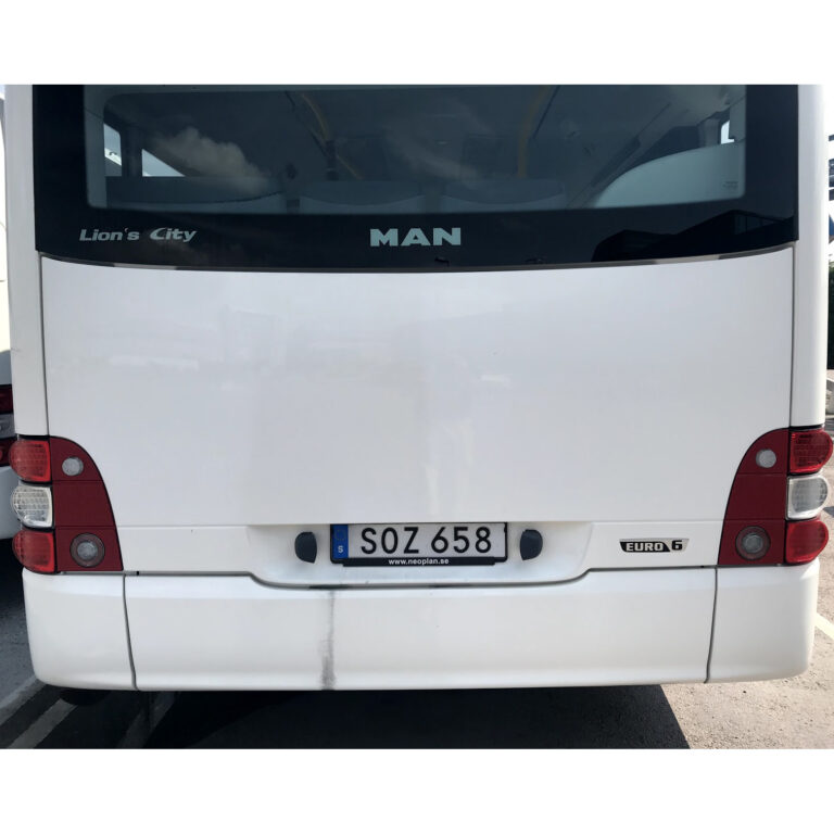 Reklam buss i lokaltrafiken
