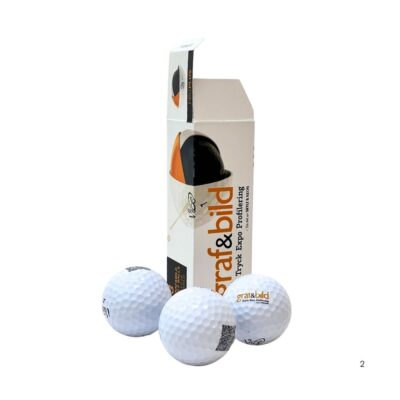 Golfbollsask med egen design